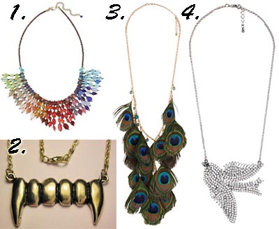 Statement necklaces