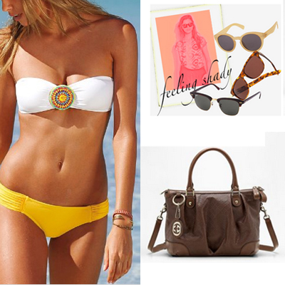 Sunglasses, Gucci, Swimsuit