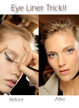 Cool New Eyeliner Trick from Backstage at Chanel!